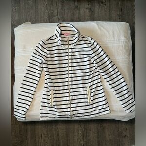 Lilly Pulitzer Black and White Striped Jacket